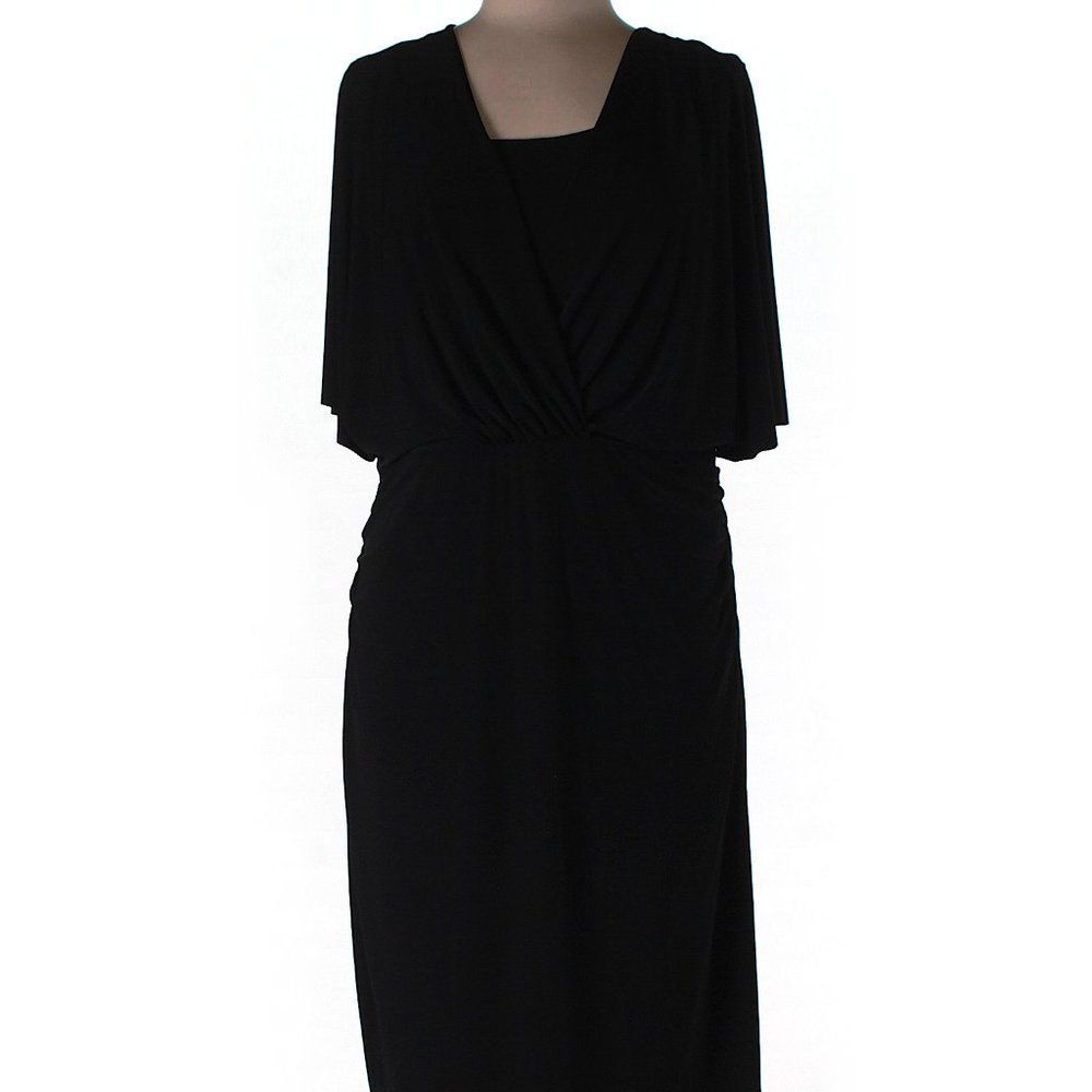 Night Butterfly Sleeves Dress